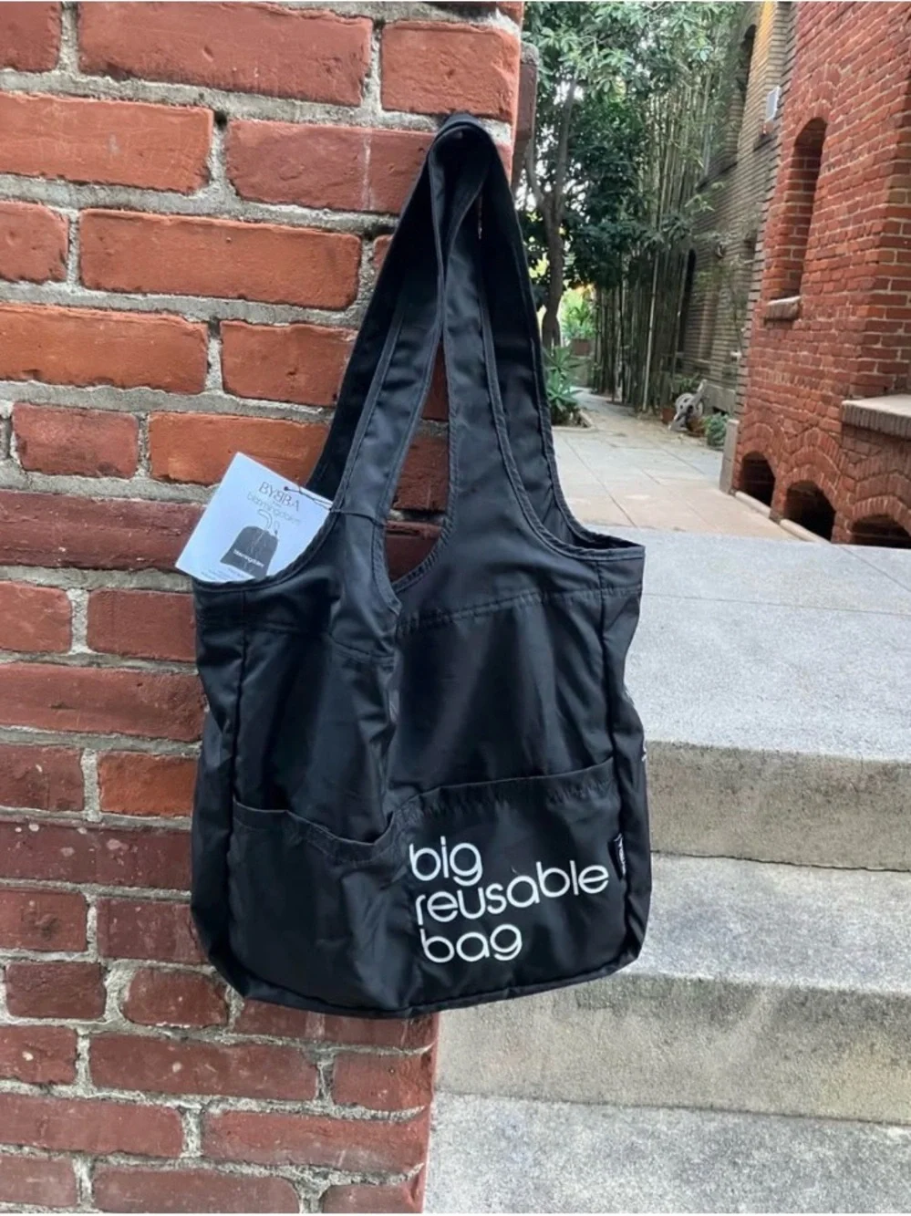 Bloomingdale's x Bibba Black 'Big Reusable Bag' Tote